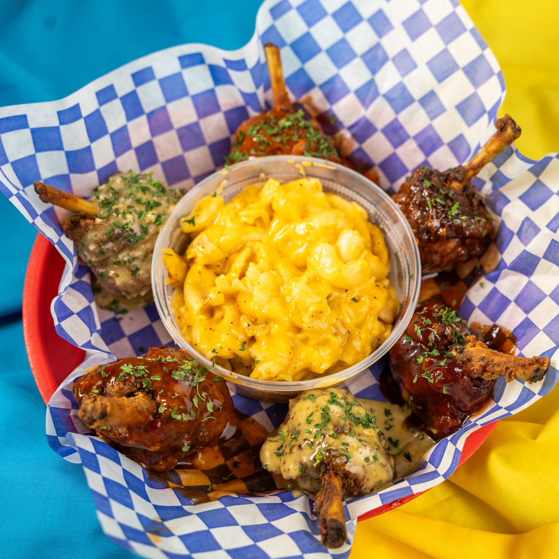 Bourbon Lollipop Chicken